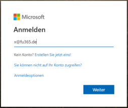 o365-login1.png Anmeldung mit x@fu365.de